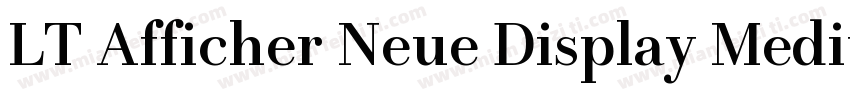 LT Afficher Neue Display Medium字体转换